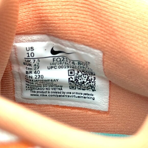 Nike Sabrina 2 Apricot Orange Basketball Shoes Sz 10 W / 8.5 M New FQ2174-801 - Picture 4 of 11